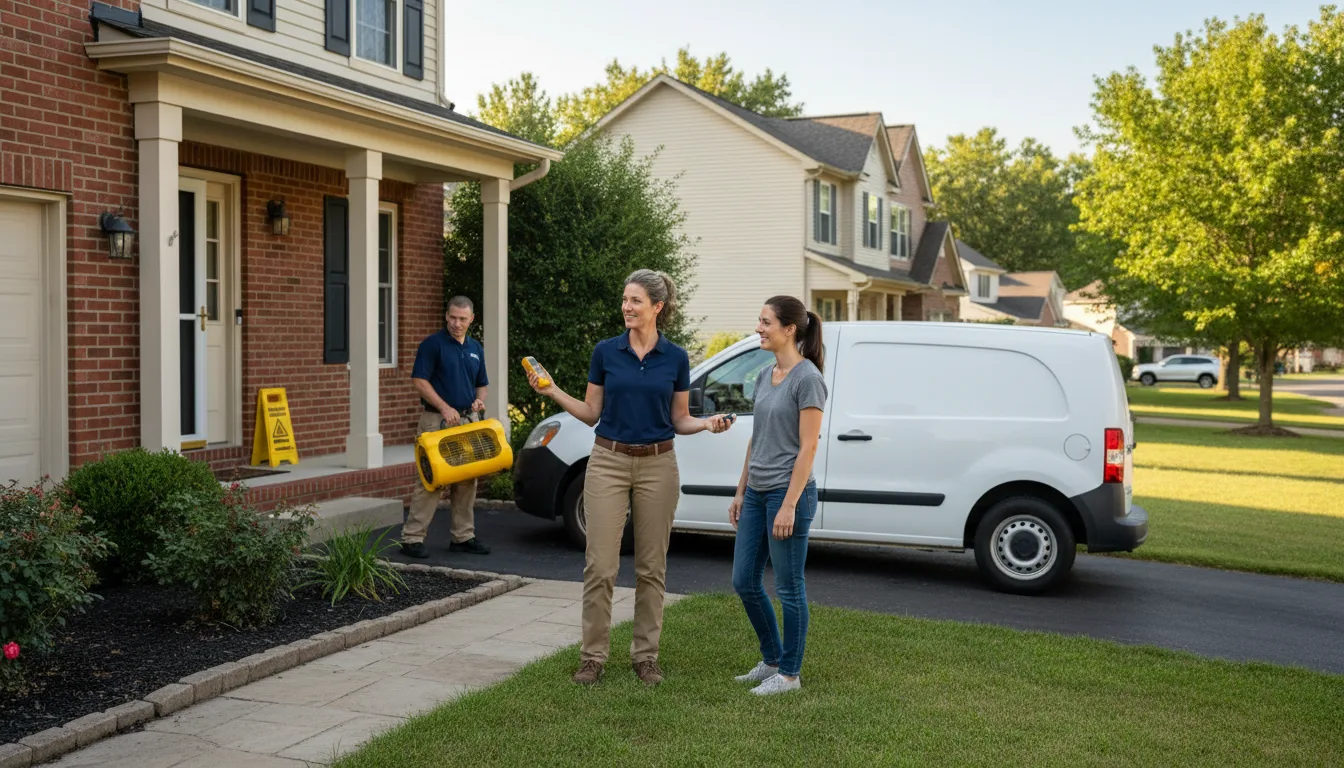 Residential water damage restoration in Ocean Park, WA